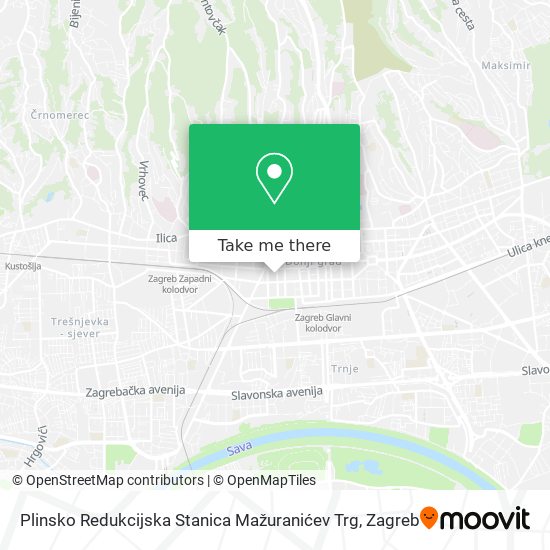 Plinsko Redukcijska Stanica Mažuranićev Trg map