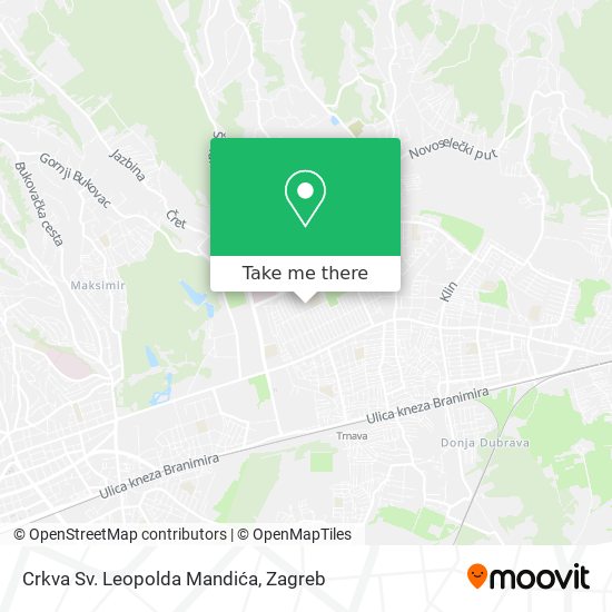 Crkva Sv. Leopolda Mandića map