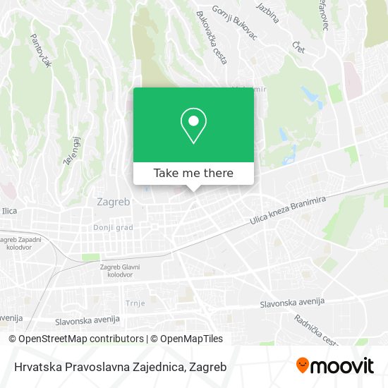 Hrvatska Pravoslavna Zajednica map