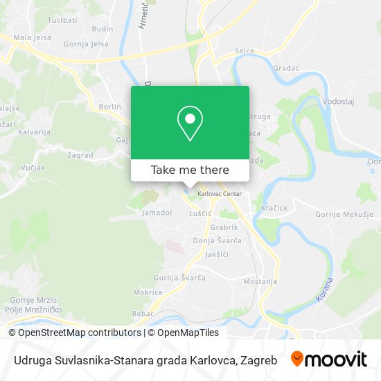 Udruga Suvlasnika-Stanara grada Karlovca map