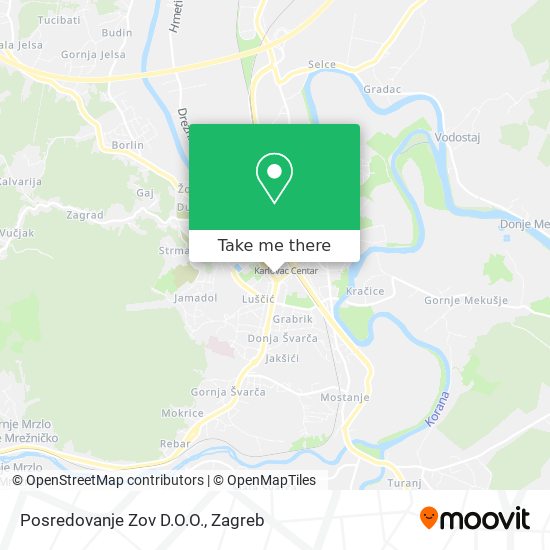 Posredovanje Zov D.O.O. map