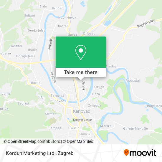 Kordun Marketing Ltd. map