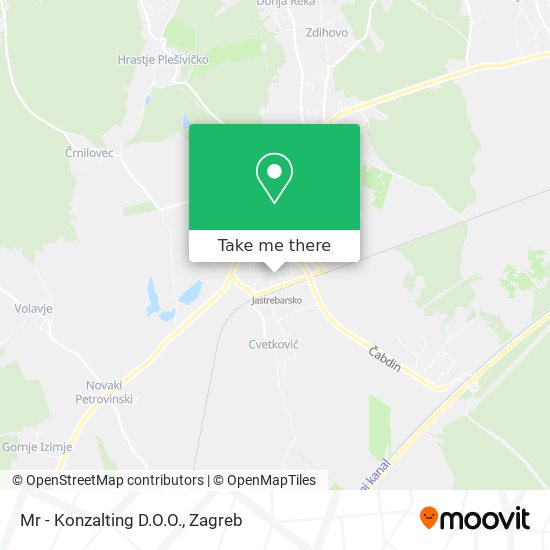 Mr - Konzalting D.O.O. map