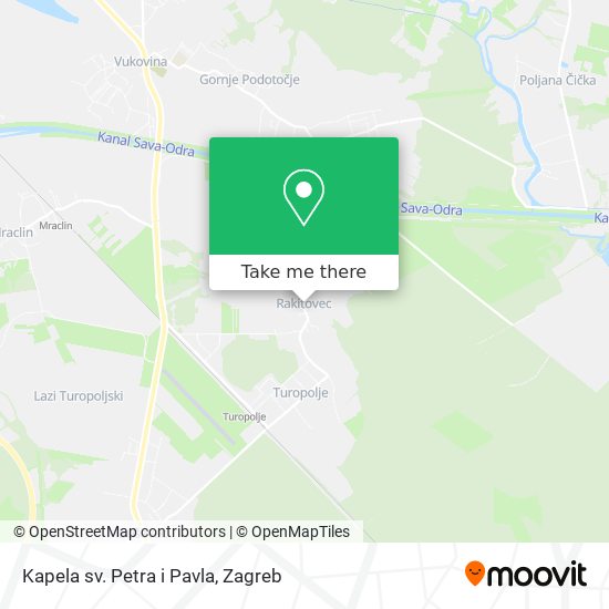Kapela sv. Petra i Pavla map