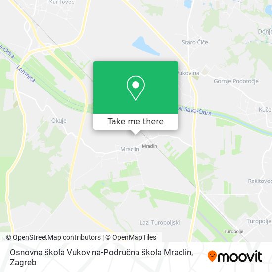 Osnovna škola Vukovina-Područna škola Mraclin map