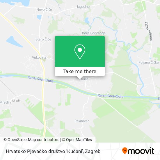 Hrvatsko Pjevačko društvo 'Kučani' map