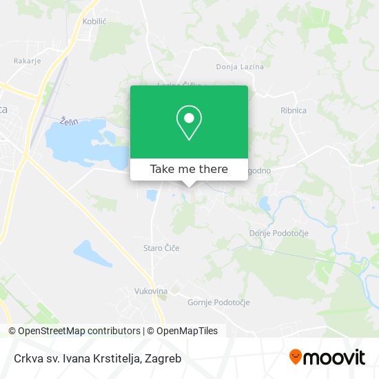 Crkva sv. Ivana Krstitelja map