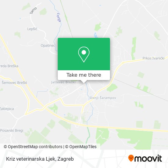 Kriz veterinarska Ljek map