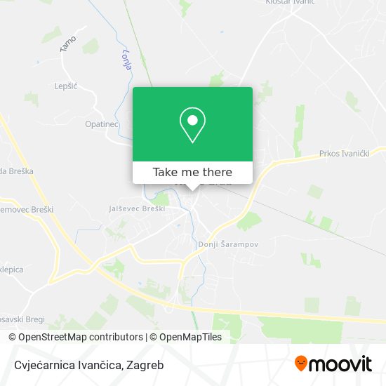 Cvjećarnica Ivančica map