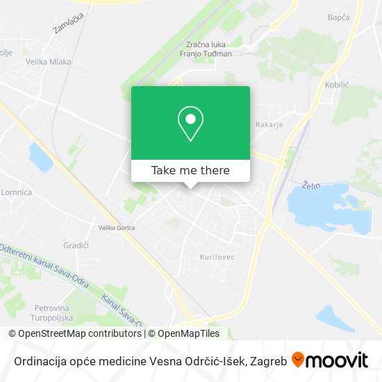 Ordinacija opće medicine Vesna Odrčić-Išek map