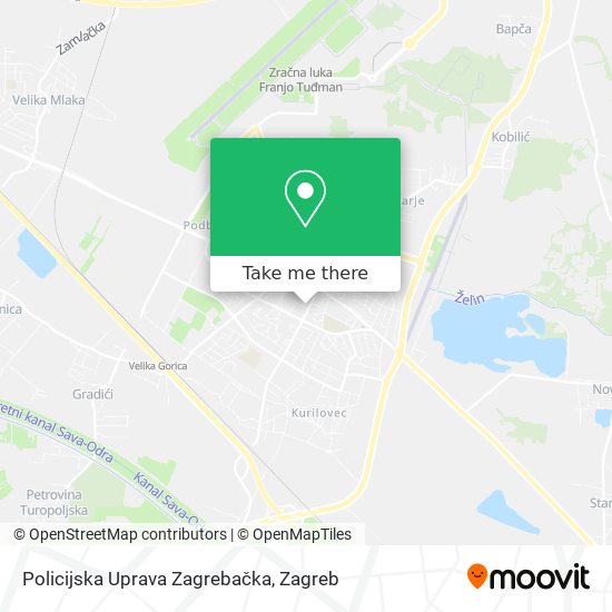 Policijska Uprava Zagrebačka map