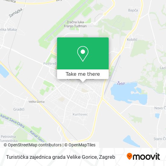 Turistička zajednica grada Velike Gorice map