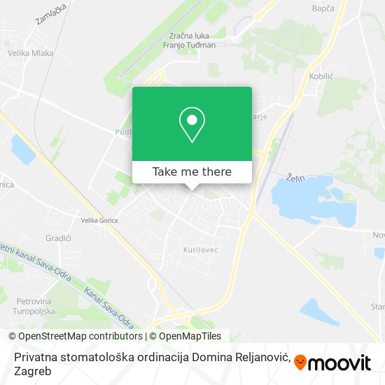 Privatna stomatološka ordinacija Domina Reljanović map