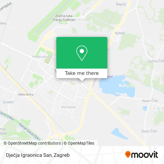 Dječja Igraonica San map