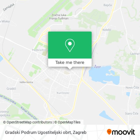 Gradski Podrum Ugostiteljski obrt map