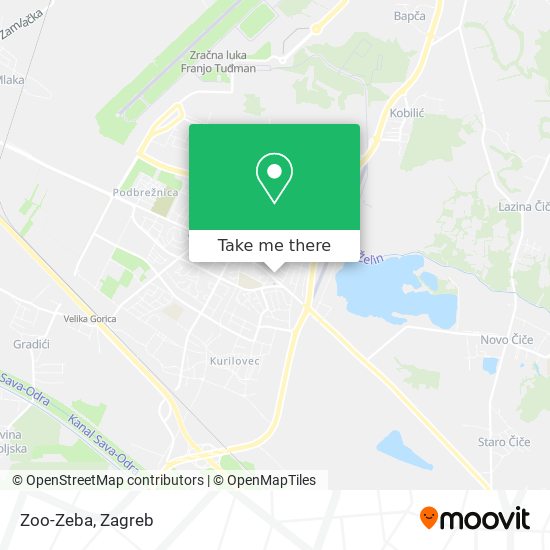 Zoo-Zeba map