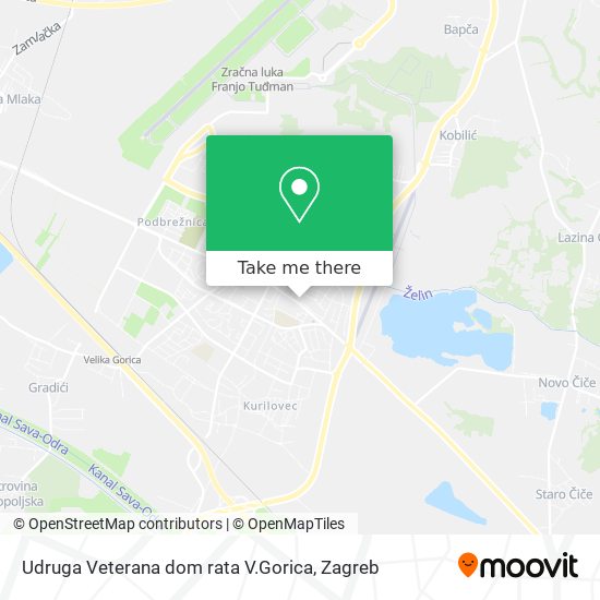 Udruga Veterana dom rata V.Gorica map