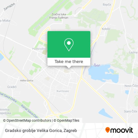 Gradsko groblje Velika Gorica map