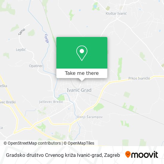Gradsko društvo Crvenog križa Ivanić-grad map