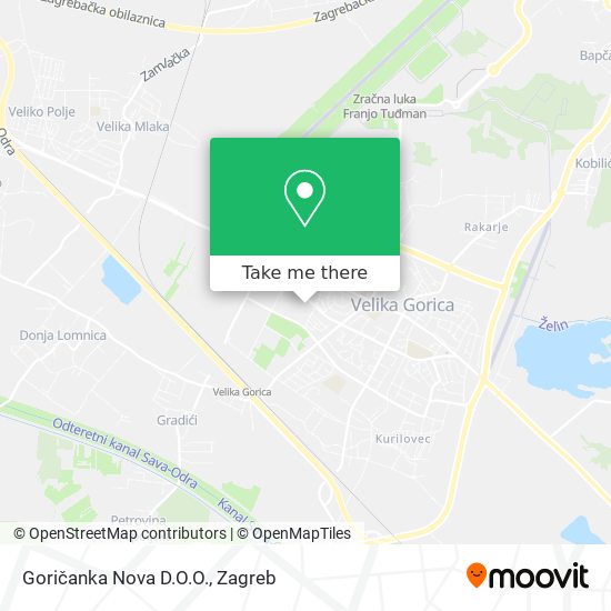 Goričanka Nova D.O.O. map