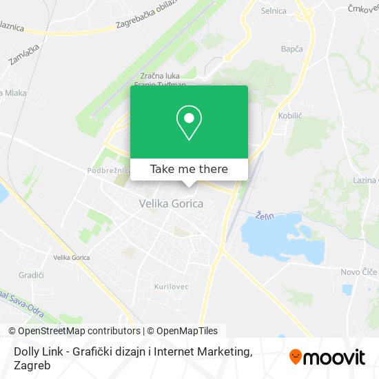 Dolly Link - Grafički dizajn i Internet Marketing map