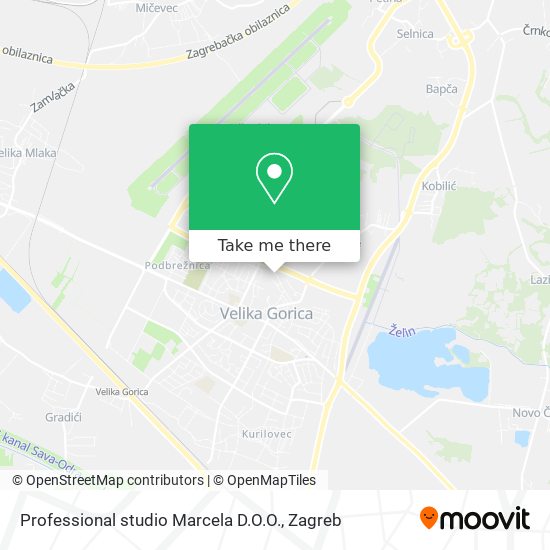 Professional studio Marcela D.O.O. map