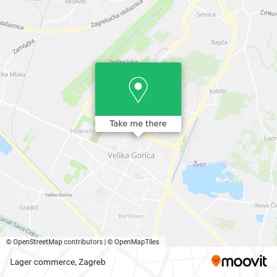 Lager commerce map