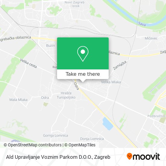 Ald Upravljanje Voznim Parkom D.O.O. map