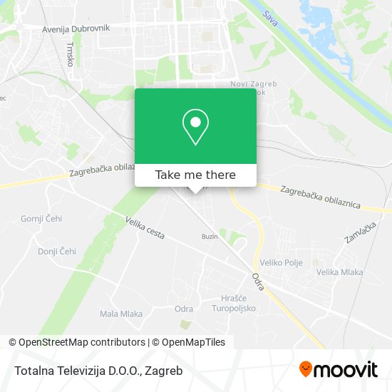 Totalna Televizija D.O.O. map