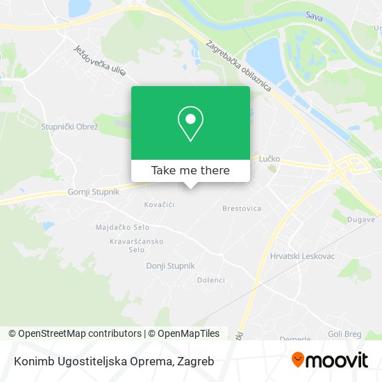Konimb Ugostiteljska Oprema map