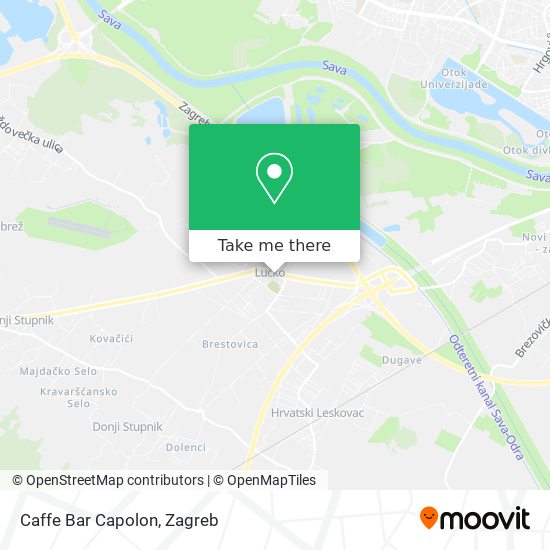 Caffe Bar Capolon map