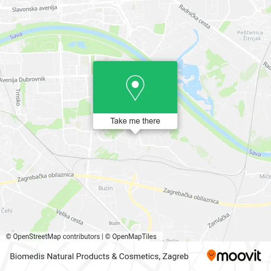 Biomedis Natural Products & Cosmetics map