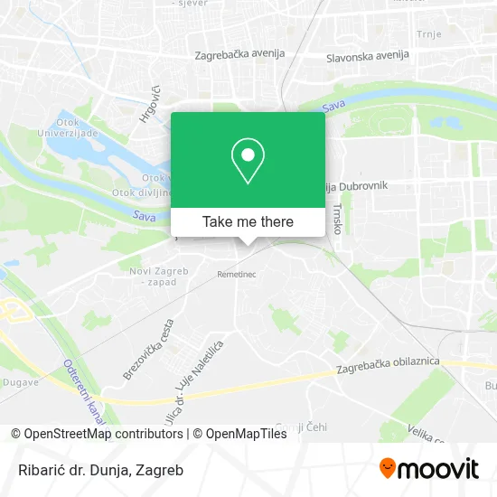 Ribarić dr. Dunja map