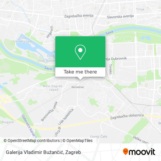 Galerija Vladimir Bužančić map