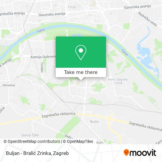 Buljan - Bralić Zrinka map