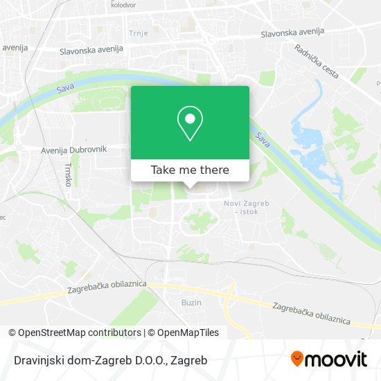 Dravinjski dom-Zagreb D.O.O. map