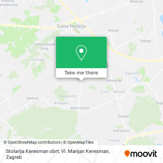 Stolarija Keresman obrt, Vl. Marijan Keresman map