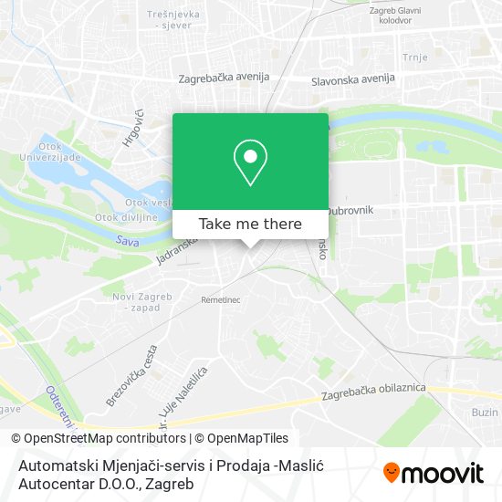 Automatski Mjenjači-servis i Prodaja -Maslić Autocentar D.O.O. map