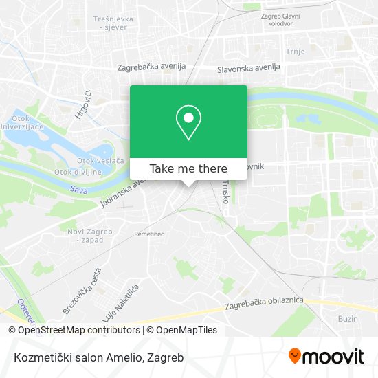 Kozmetički salon Amelio map