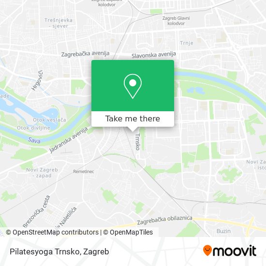Pilatesyoga Trnsko map
