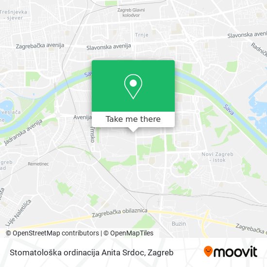 Stomatološka ordinacija Anita Srdoc map