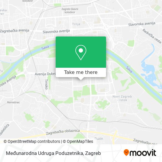 Međunarodna Udruga Poduzetnika map