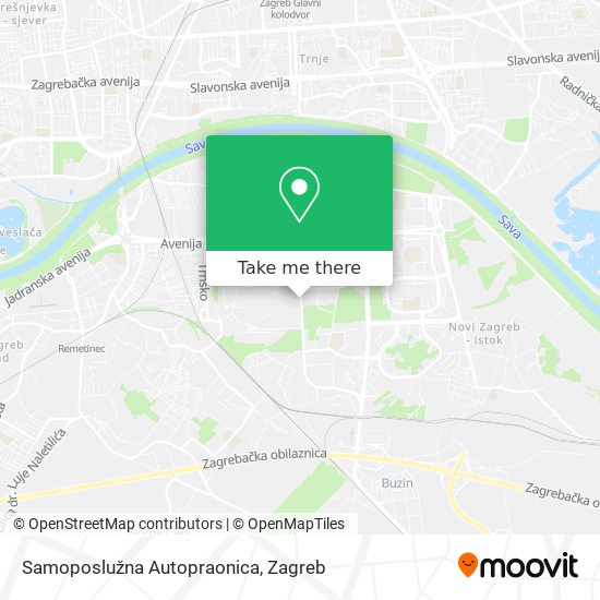 Samoposlužna Autopraonica map