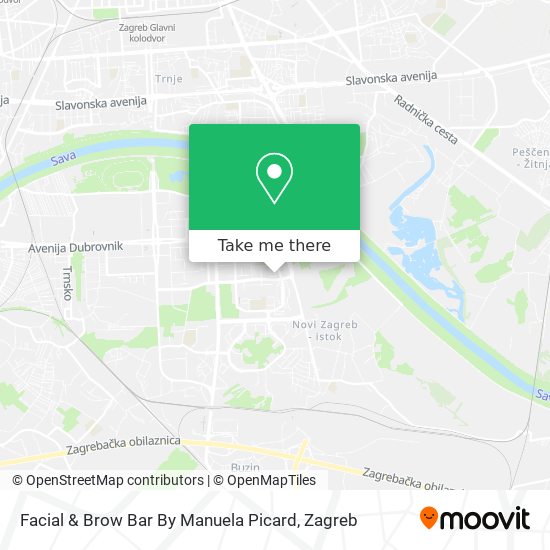 Facial & Brow Bar By Manuela Picard map