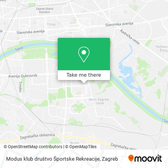 Modus klub društvo Športske Rekreacije map