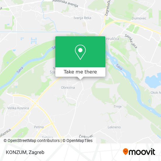 KONZUM map