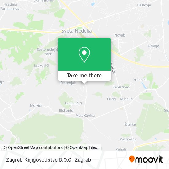 Zagreb-Knjigovodstvo D.O.O. map