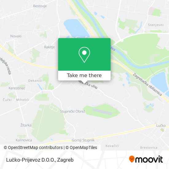 Lučko-Prijevoz D.O.O. map