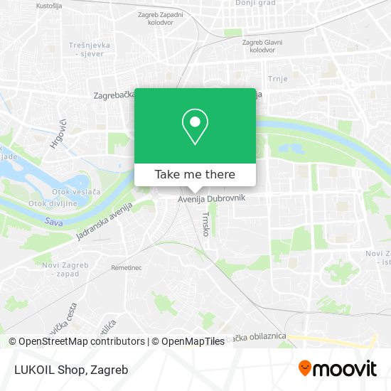 LUKOIL Shop map