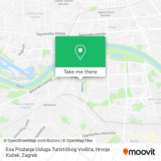 Esa Pružanje Usluga Turističkog Vodiča, Hrvoje Kuček map